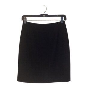 Linda Allard Ellen Tracy Skirt Women’s 4 Black Wool Lined Pencil